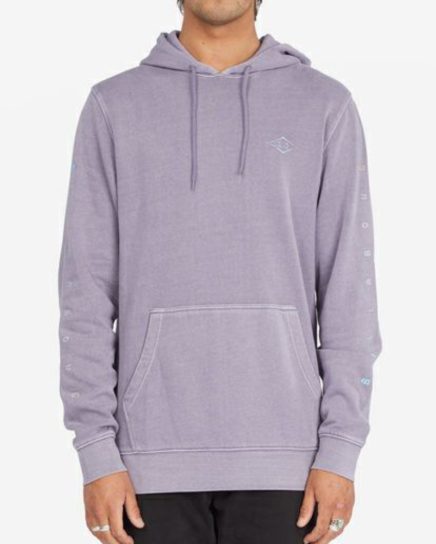 Clothing * | Billabong Wave Washed Unity Pullover Hoodie Purple Haze Purple Haze (Phz)