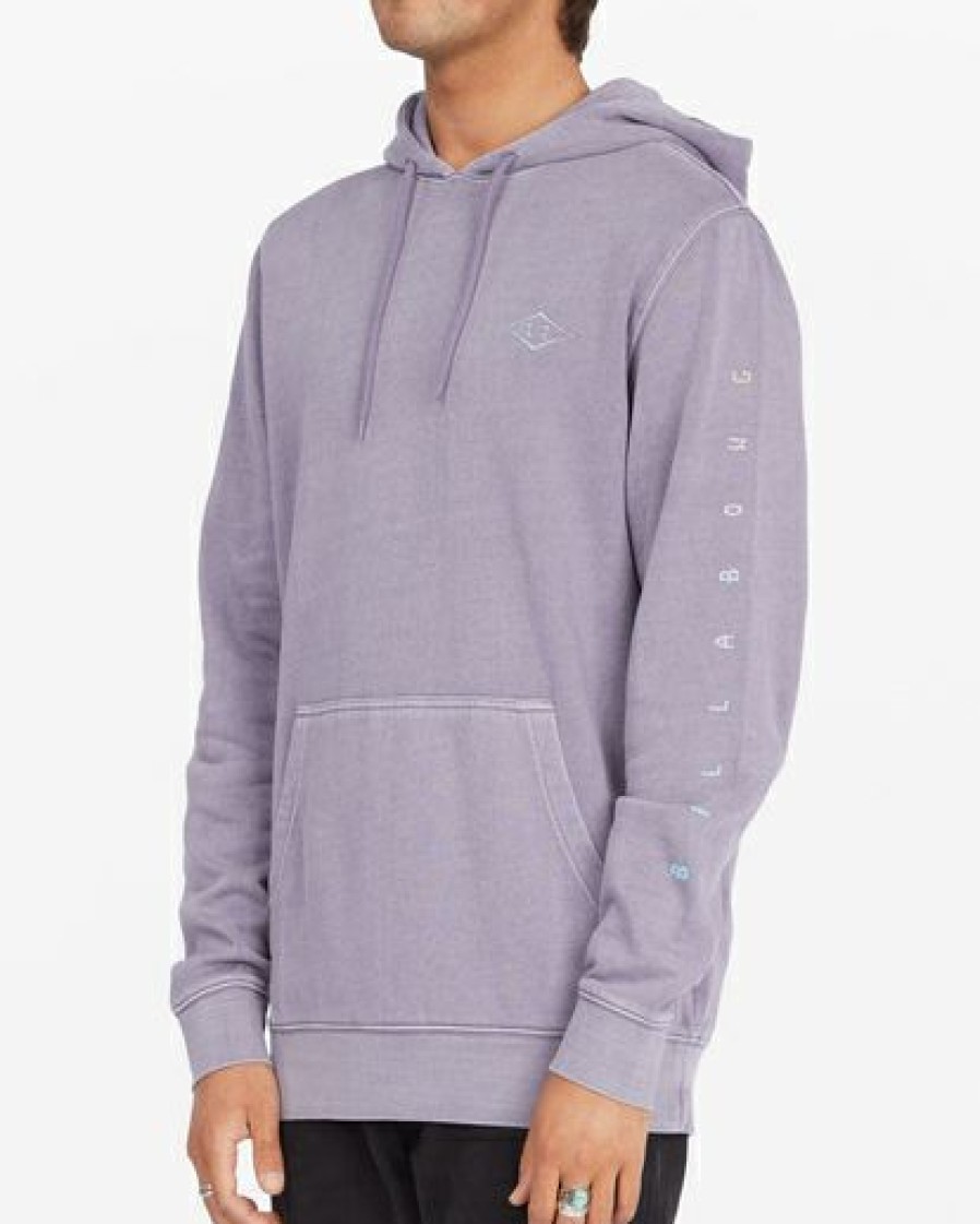 Clothing * | Billabong Wave Washed Unity Pullover Hoodie Purple Haze Purple Haze (Phz)