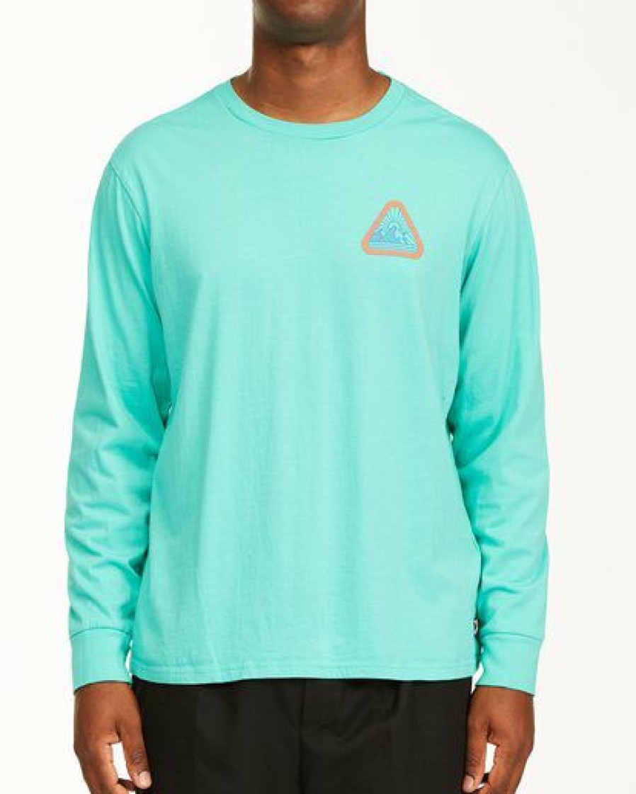 Tees * | Billabong A/Div Sawtooth Long Sleeve T-Shirt Seagreen Seagreen (Sgn)