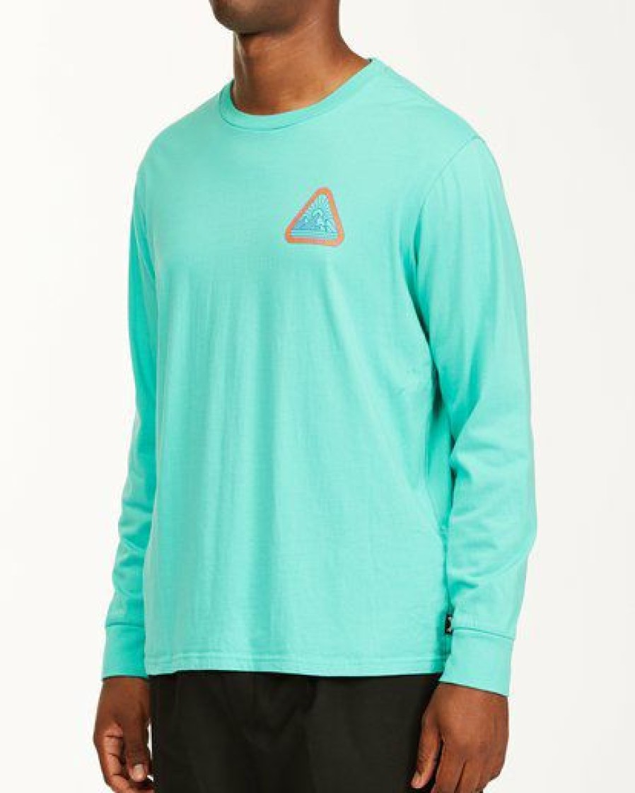 Tees * | Billabong A/Div Sawtooth Long Sleeve T-Shirt Seagreen Seagreen (Sgn)