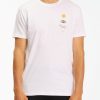 Tees * | Billabong A/Div Dazed Short Sleeve T-Shirt White White (Wht)