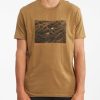 Chris Burkard X Adventure Division * | Billabong A/Div Glacier Runoff Aerial Short Sleeve T-Shirt Bison Bison (Cpt0)