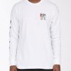 Tees * | Billabong A/Div Eyesolation Long Sleeve T-Shirt White