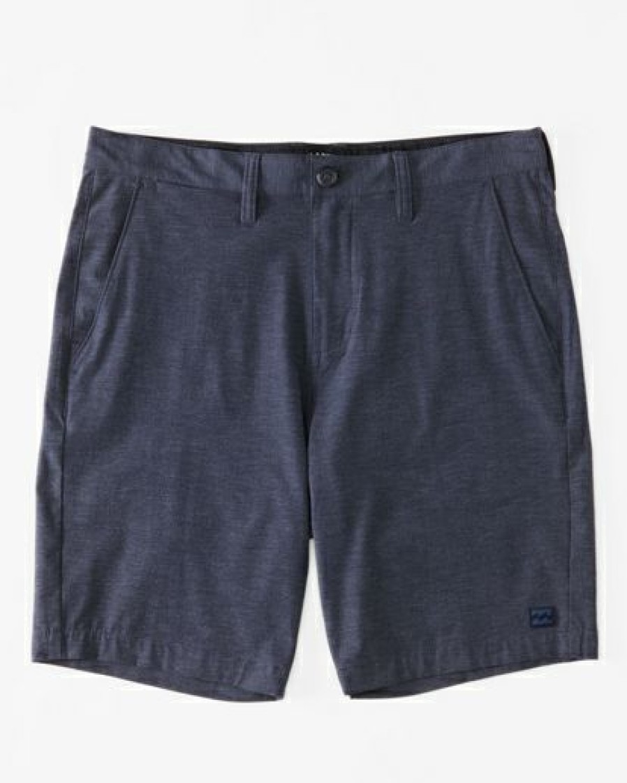 Shorts * | Billabong Crossfire Mid Submersible Shorts 19 Smoke Blue