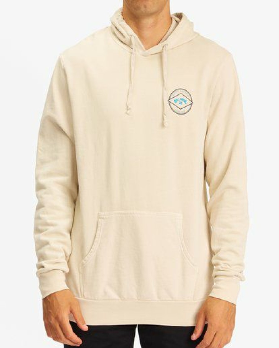 Hoodies & Fleece * | Billabong Wave Washed Rotor Arc Pullover Hoodie Bone