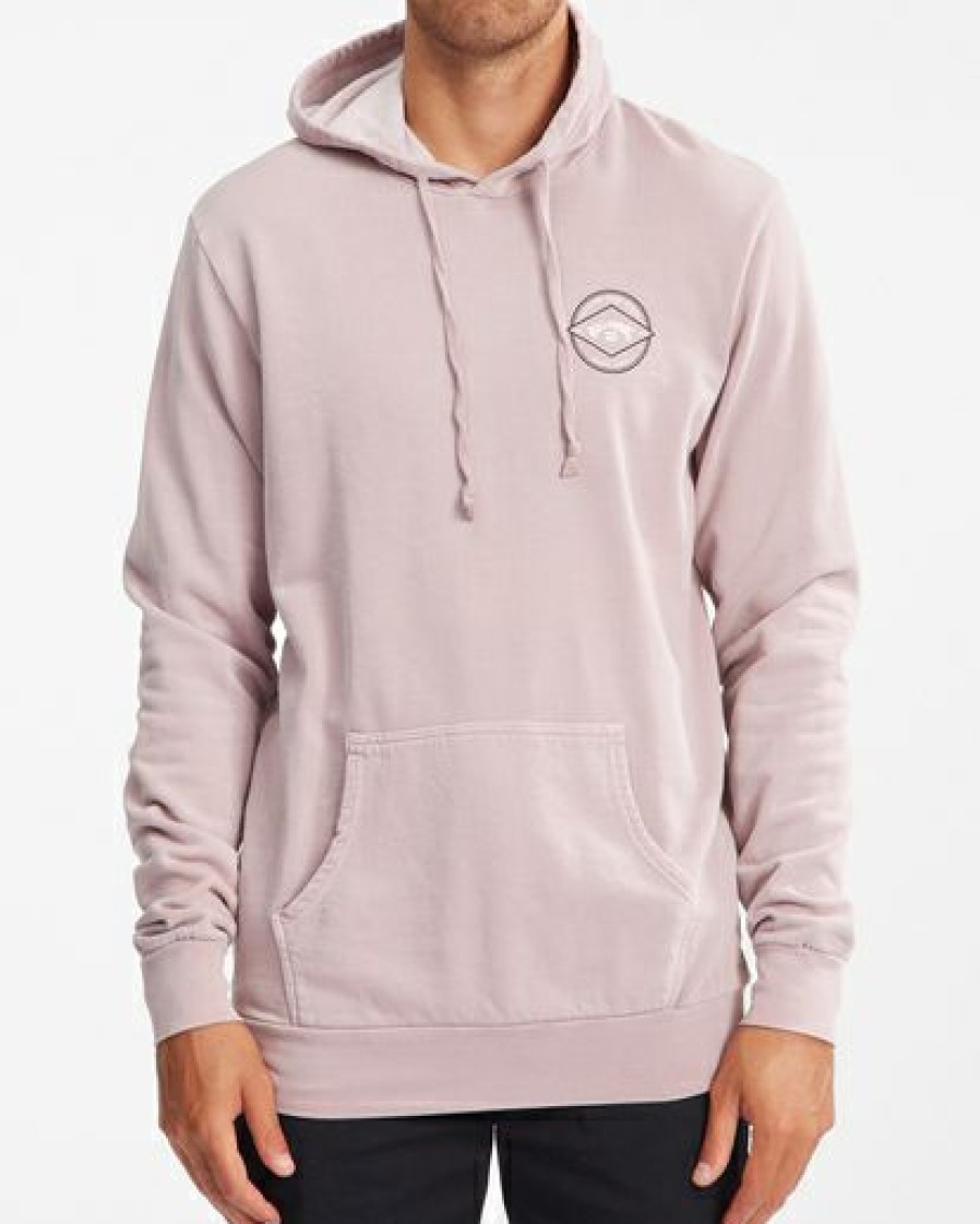 Hoodies & Fleece * | Billabong Wave Washed Rotor Arc Pullover Hoodie Bone