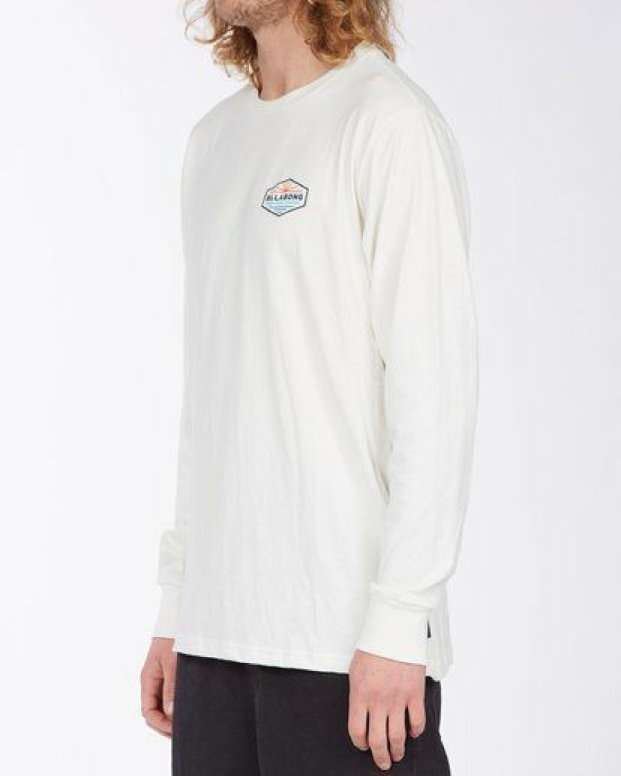 Tees * | Billabong A/Div Cove Long Sleeve T-Shirt Off White Off White (Ofw)