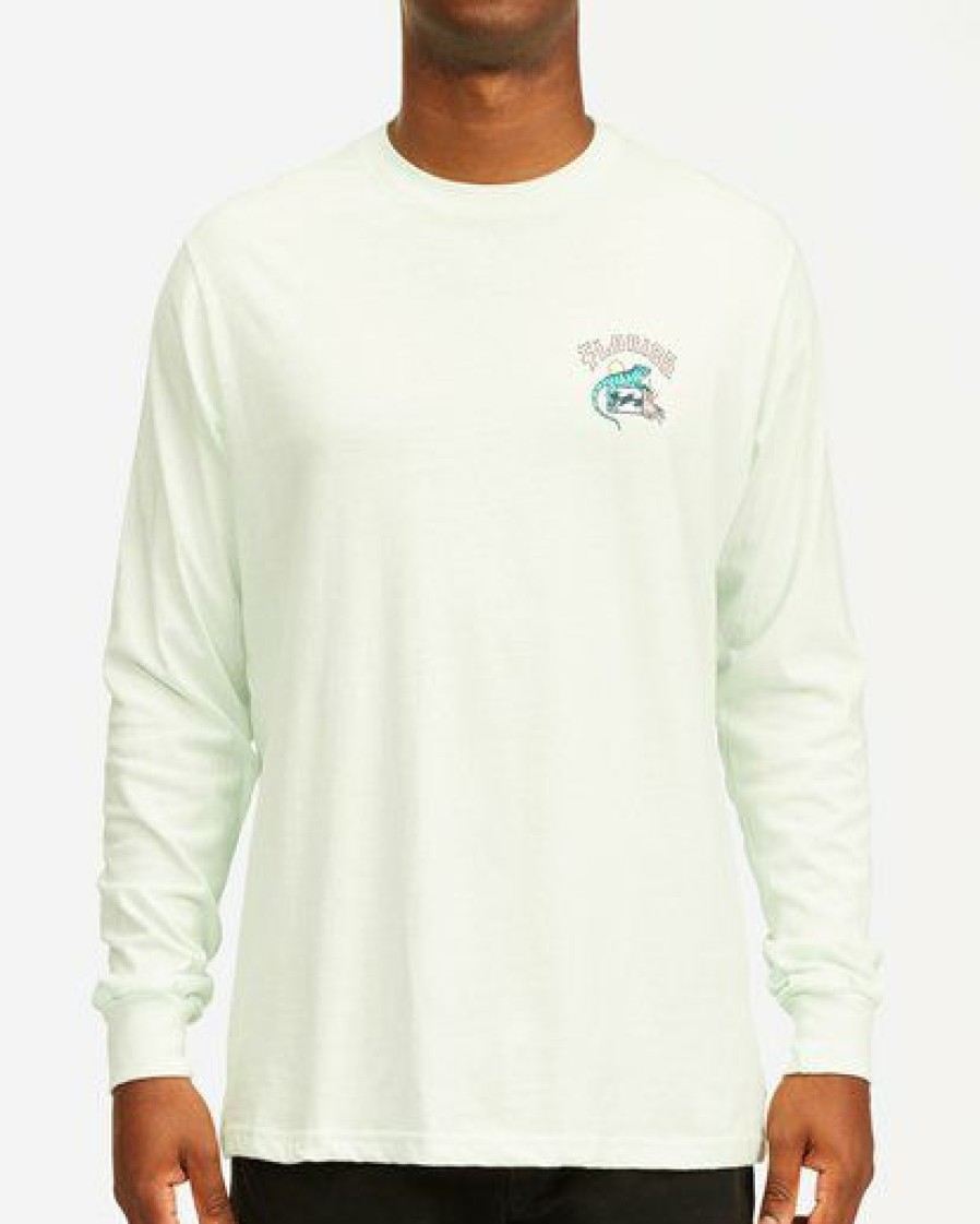 Tees * | Billabong Arch Florida Long Sleeve T-Shirt Seaglass Seaglass (Sgl)