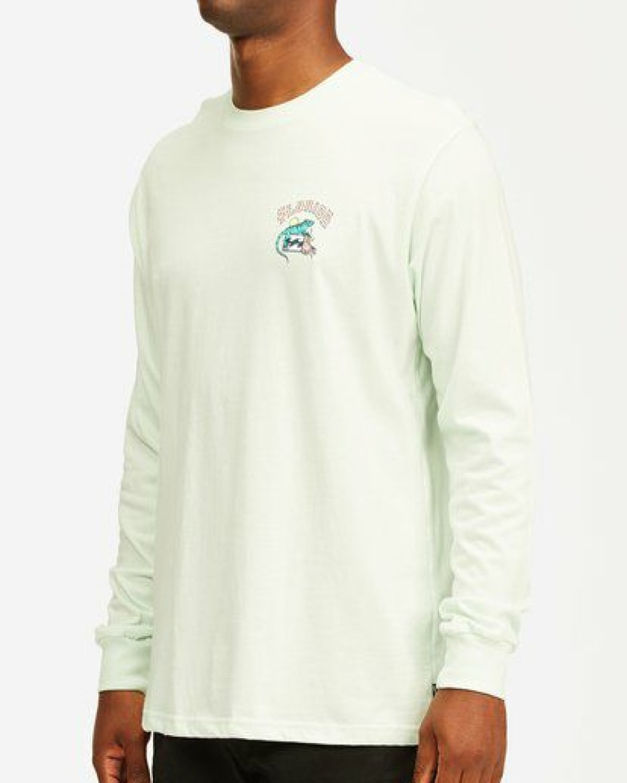 Tees * | Billabong Arch Florida Long Sleeve T-Shirt Seaglass Seaglass (Sgl)