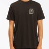 Tees * | Billabong Portal Short Sleeve T-Shirt Black Black (Blk)