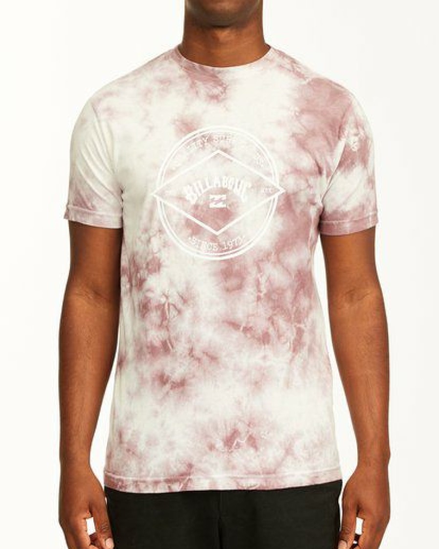 Tees * | Billabong Tie Dye Rotor Arch Short Sleeve Tee Mint