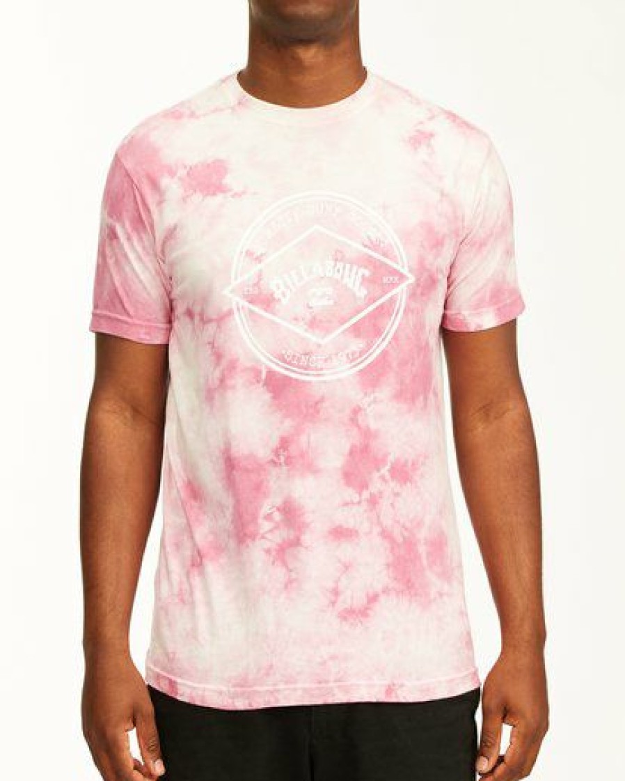 Tees * | Billabong Tie Dye Rotor Arch Short Sleeve Tee Mint