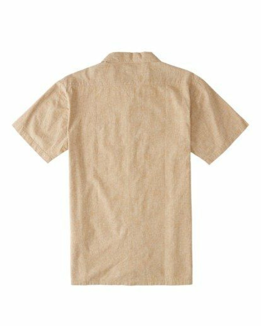 Clothing * | Billabong Vacay All Day Short Sleeve Shirt Tobacco Tobacco (Tob)