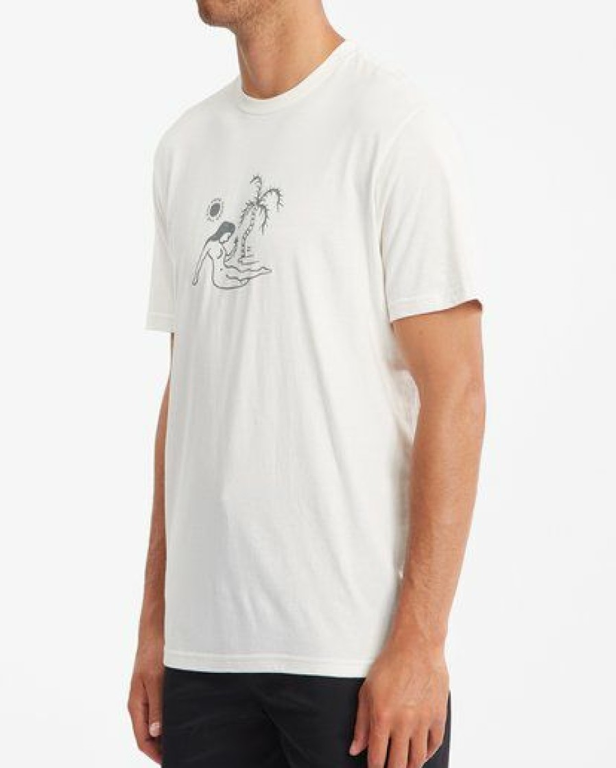 Tees * | Billabong Sun Worshiper Short Sleeve T-Shirt Off White Off White (Ofw)