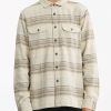 Shirts * | Billabong Offshore Jacquard Flannel Shirt Stone