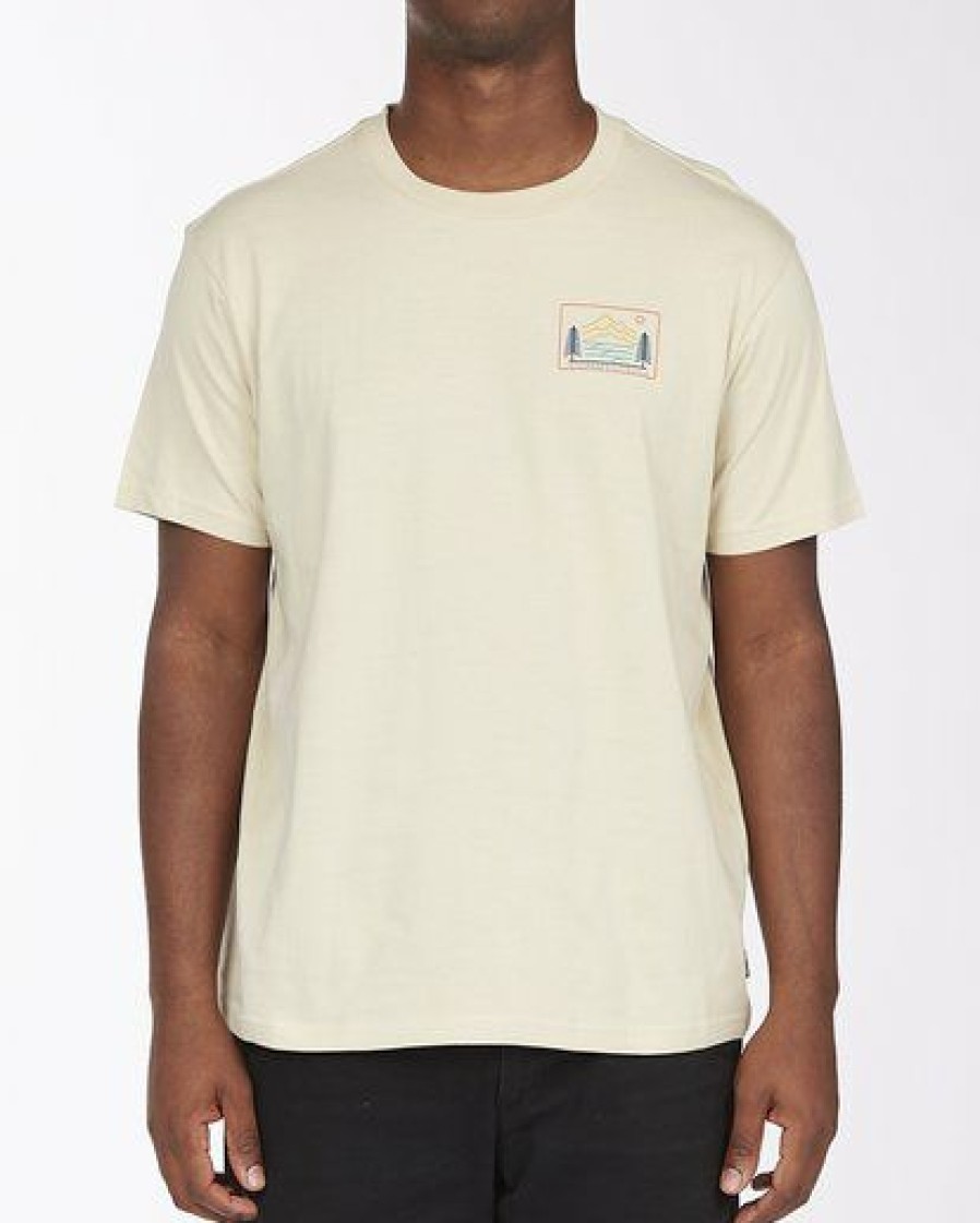 Tees * | Billabong A/Div Hwy 101 Short Sleeve T-Shirt Chino Chino (Chi)