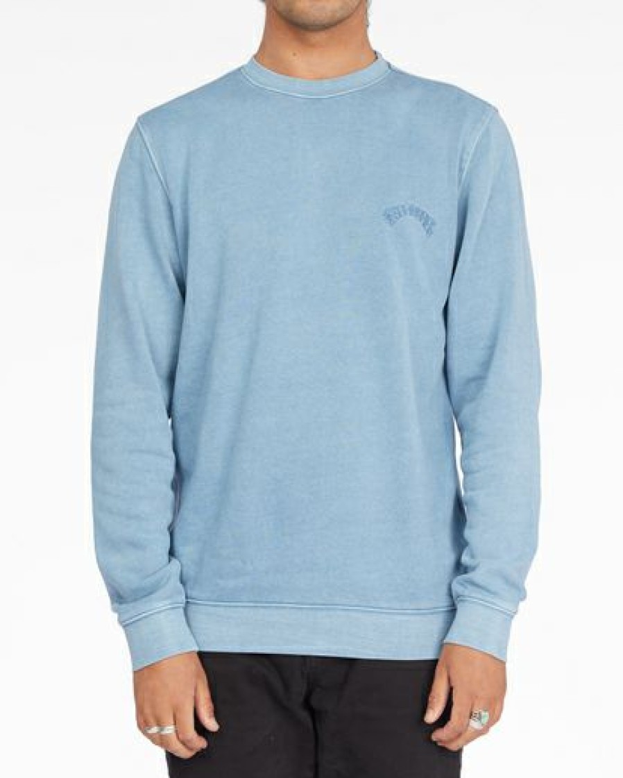 Clothing * | Billabong Wave Washed Crewneck Pullover Faded Rose