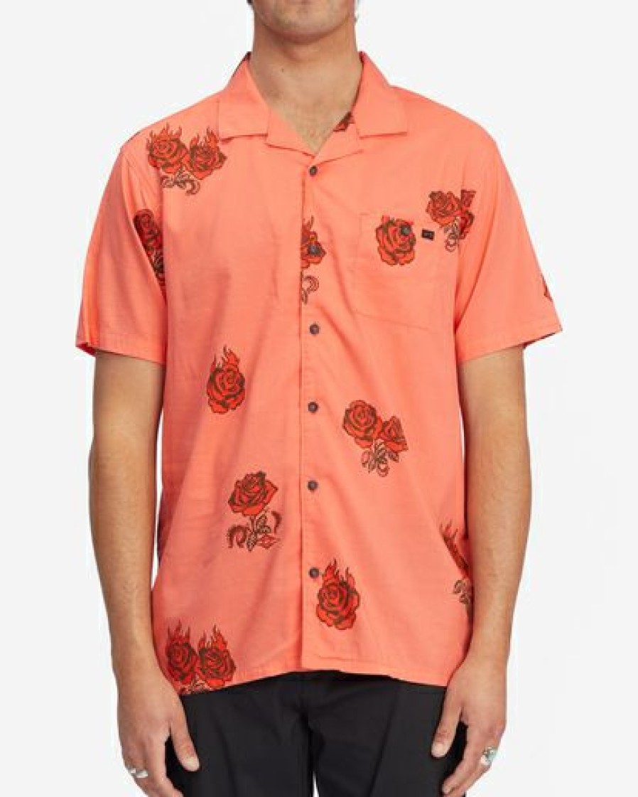 Shirts * | Billabong Sundays Vacay Short Sleeve Shirt Navy