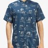 Shirts * | Billabong Sundays Mini Short Sleeve Shirt Sky Blue