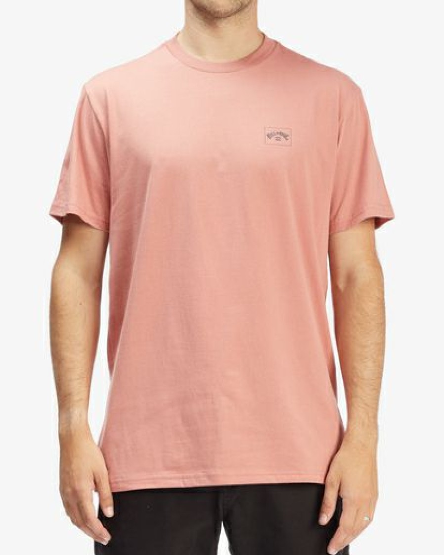 Tees * | Billabong Stacked Arch Short Sleeve T-Shirt Light Marine