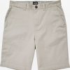 Shorts * | Billabong Carter Stretch Short 21 Dark Khaki