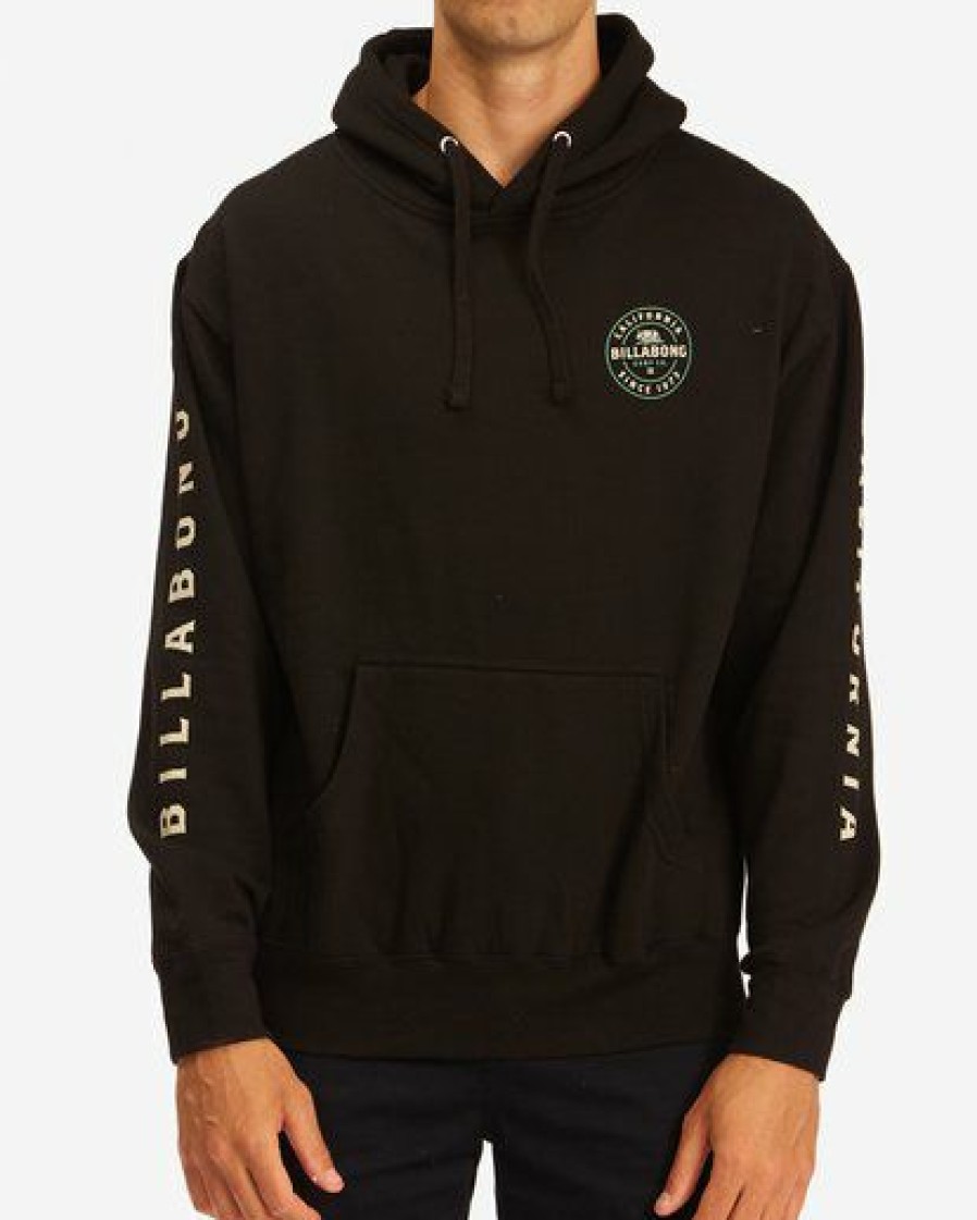 Fleece * | Billabong Basis California Pullover Hoodie Off White