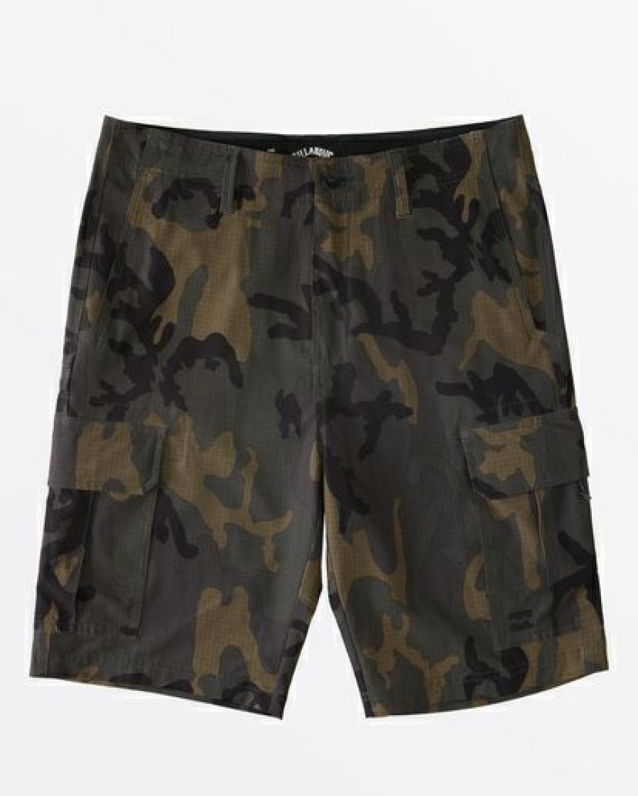 Shorts * | Billabong Combat Bottle Opener Submersible Short 21 Black Camo