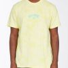 Tees * | Billabong Arch Wave Tie Dye T-Shirt Beeswax Beeswax (Bwx)