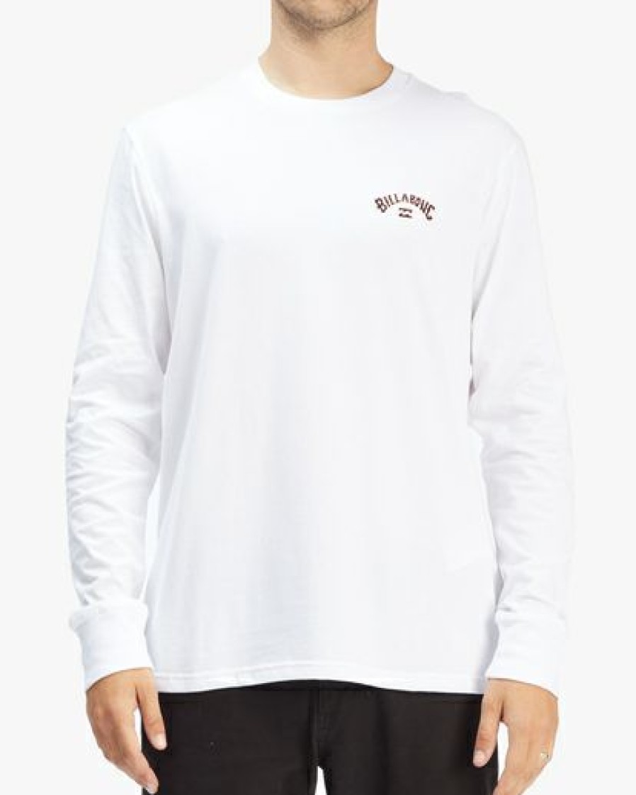 Clothing * | Billabong A/Div Arch Organic Long Sleeve T-Shirt Black