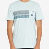 Tees * | Billabong Halfrack Stripe Pocket T-Shirt Coastal Blue