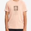 Tees * | Billabong Evolution Wave Washed Short Sleeve T-Shirt Light Peach Light Peach (Lpc)