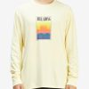 Clothing * | Billabong Vista Wave Washed Long Sleeve T-Shirt Mellow Yellow Mellow Yellow (Mly)