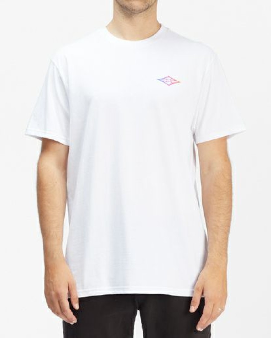 Tees * | Billabong Unity Short Sleeve T-Shirt White