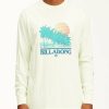 Tees * | Billabong Club Tropix Long Sleeve Wave Washed T-Shirt Seaglass Seaglass (Sgl)