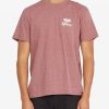 Tees * | Billabong Palm Goods Short Sleeve T-Shirt Port Heather Port Heather (Pte)