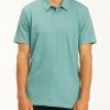 Shirts * | Billabong Essential Short Sleeve Polo Smoke Blue