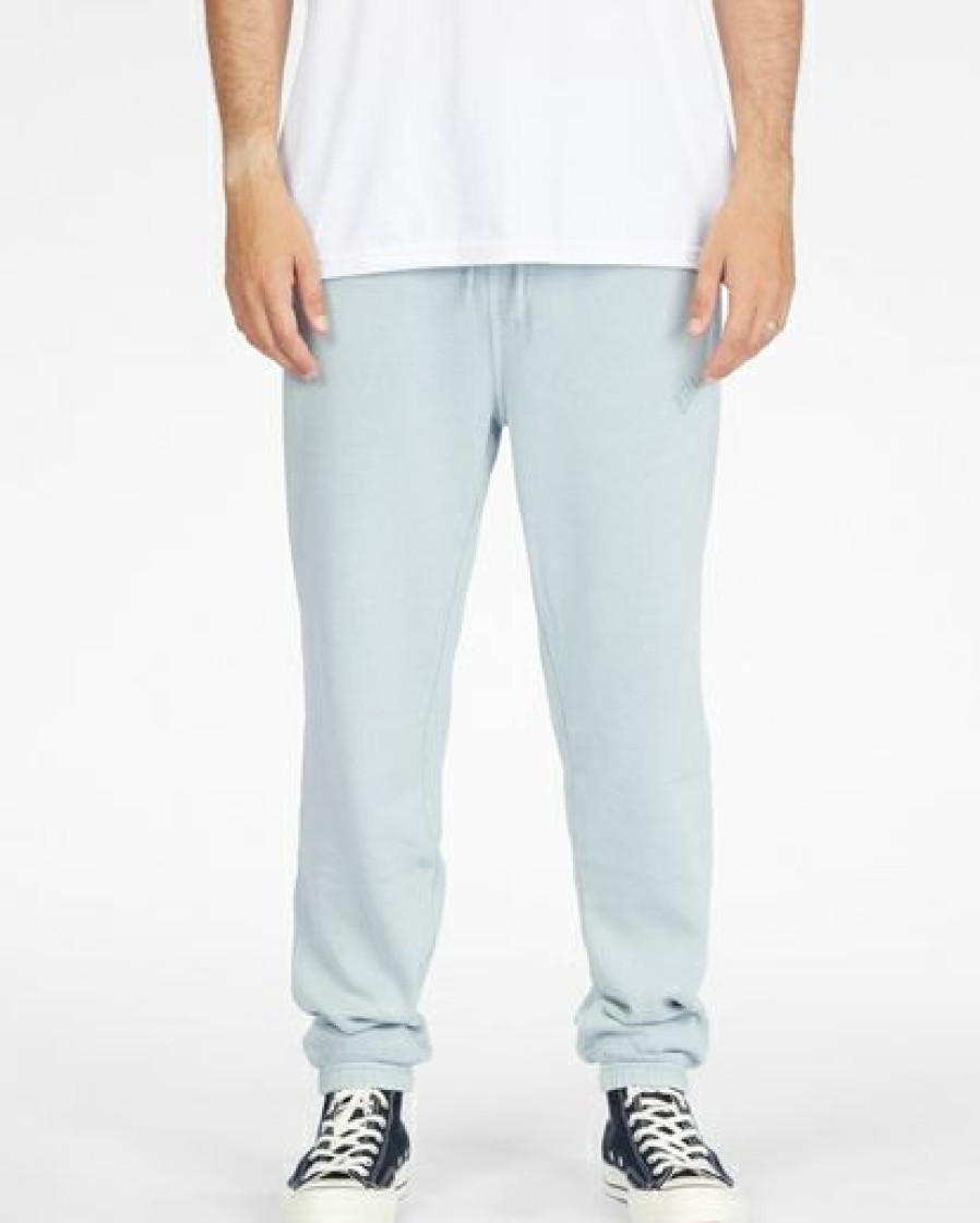 Clothing * | Billabong Wave Washed Sweatpants Smoke Blue