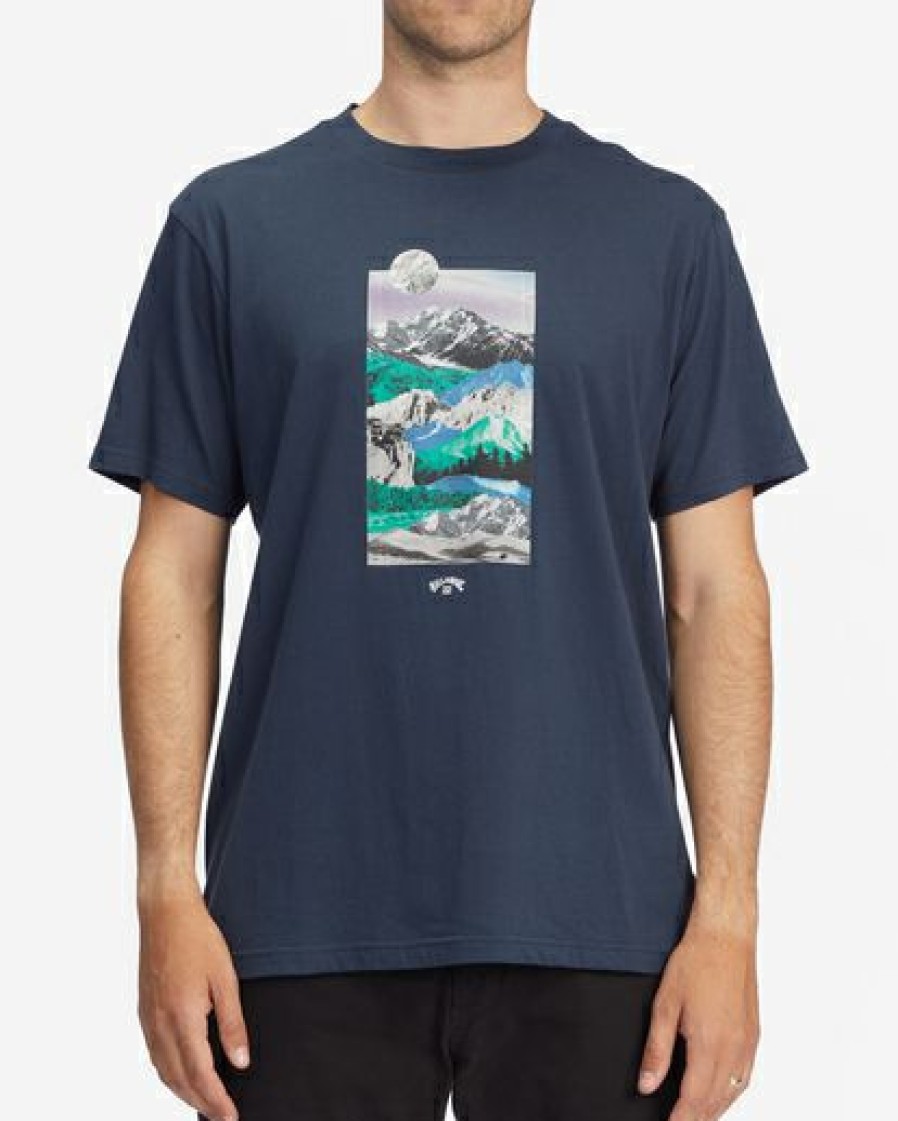 Tees * | Billabong A/Div Seasons Organic Short Sleeve T-Shirt Nite Nite (Kyj0)