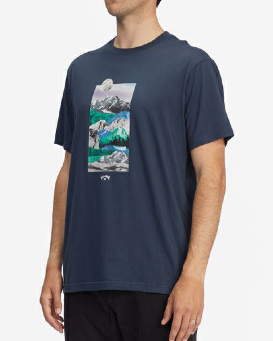 Tees * | Billabong A/Div Seasons Organic Short Sleeve T-Shirt Nite Nite (Kyj0)