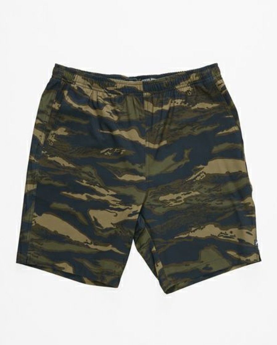 Shorts * | Billabong Transport Elastic Shorts 18 Military