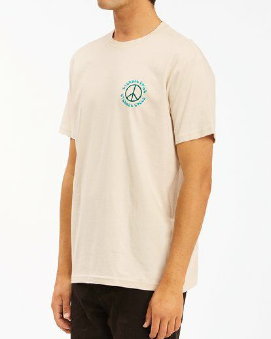 Tees * | Billabong A/Div Dawn Short Sleeve T-Shirt Moon Moon (M24)