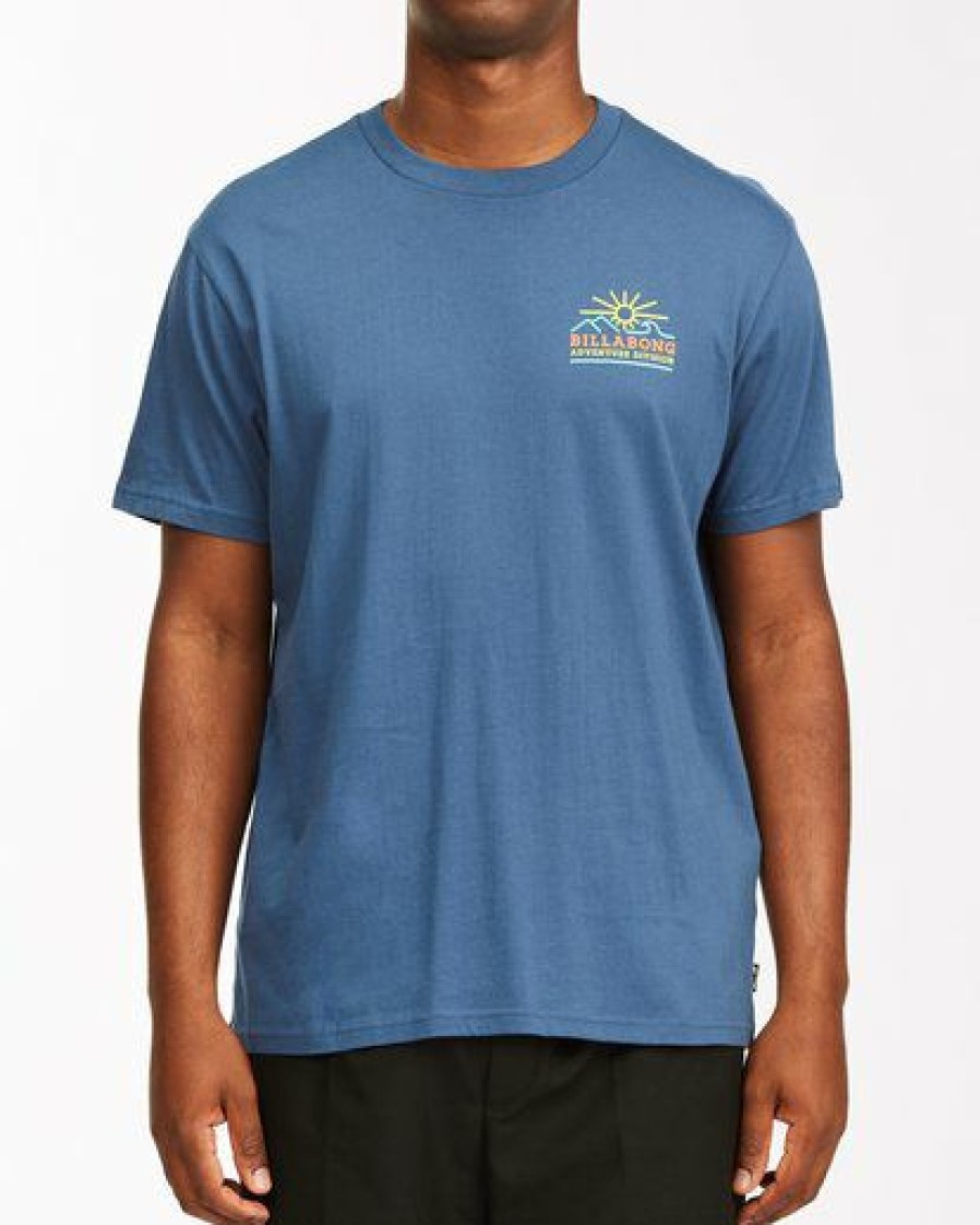 Tees * | Billabong A/Div Hills Short Sleeve T-Shirt New Blue New Blue (Nbl)