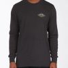 Tees * | Billabong A/Div Diamond Long Sleeve T-Shirt Black Black (Blk)