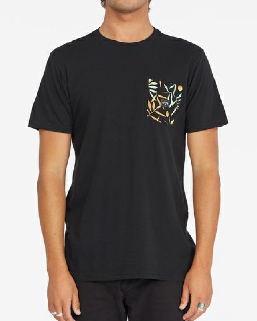 Tees * | Billabong Team Mini Pocket T-Shirt Black