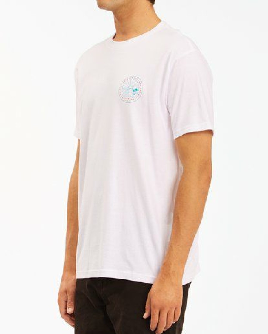 Tees * | Billabong A/Div Scenery Short Sleeve T-Shirt White White (Wht)