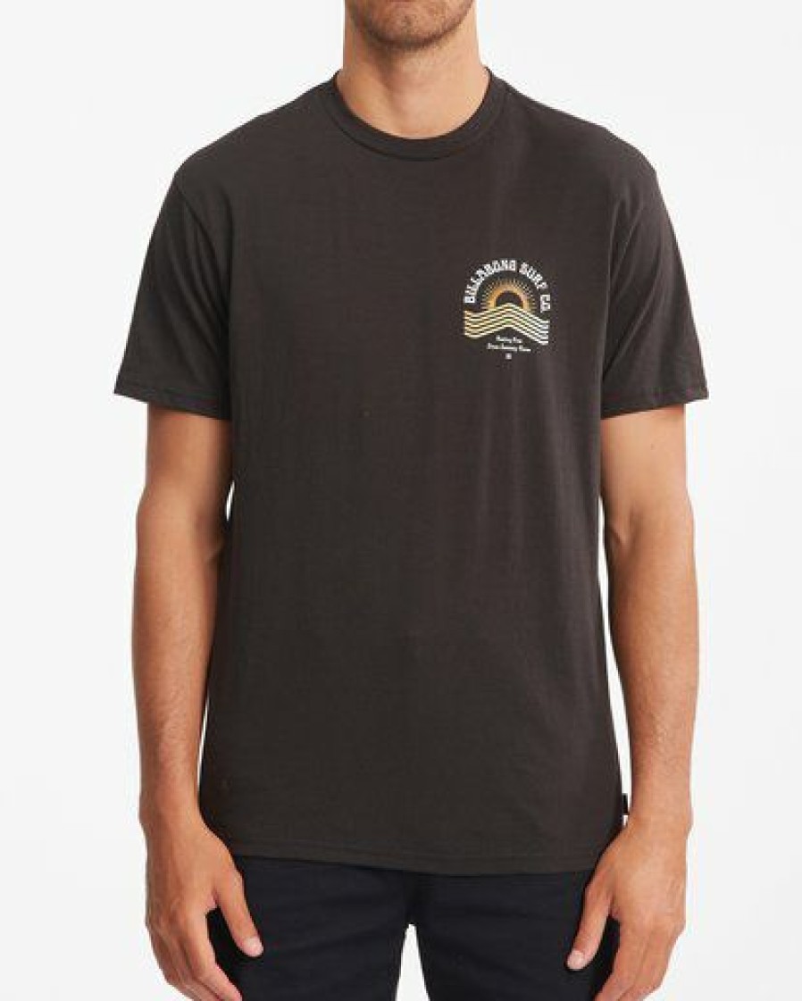 Tees * | Billabong T-Street Short Sleeve T-Shirt Black Black (Blk)