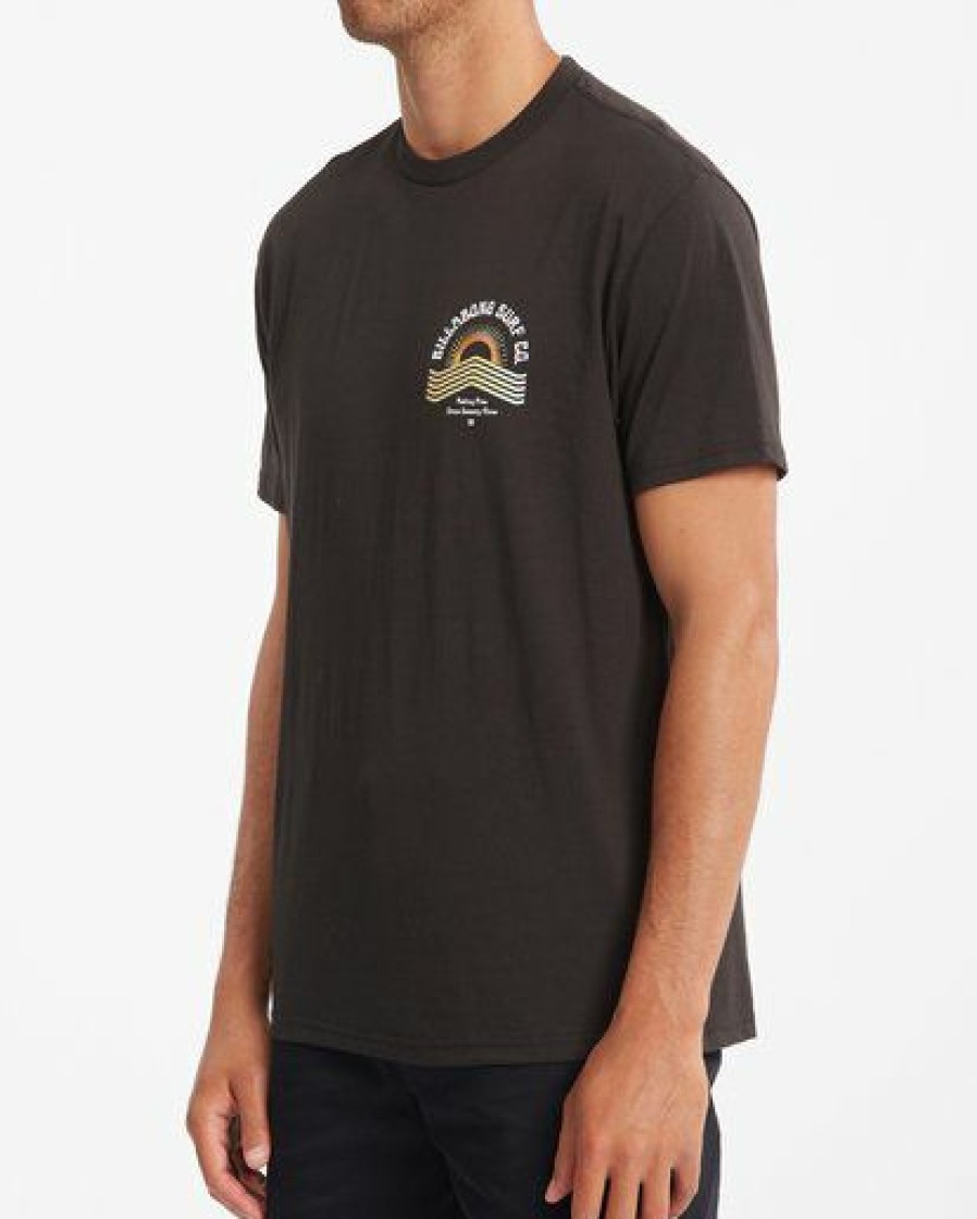 Tees * | Billabong T-Street Short Sleeve T-Shirt Black Black (Blk)