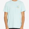 Tees * | Billabong Bong Wave Short Sleeve T-Shirt Ice Heather Ice Heather (Ich)