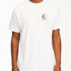 Tees * | Billabong Hex Short Sleeve T-Shirt White White (Wht)