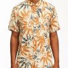 Shirts * | Billabong A/Div Kern Hemp Short Sleeve Shirt Chino Chino (Chi)